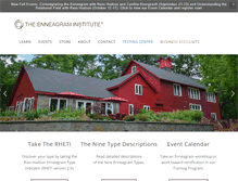 Tablet Screenshot of enneagraminstitute.com